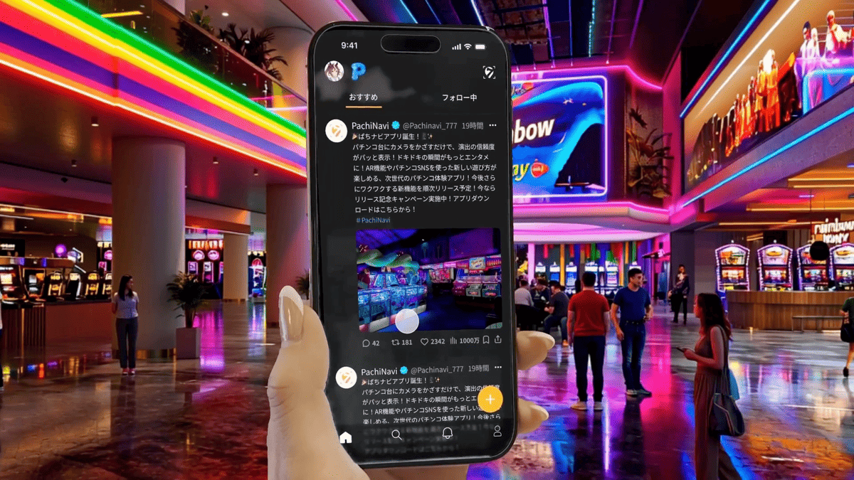 PachiNavi SNS画面イメージ